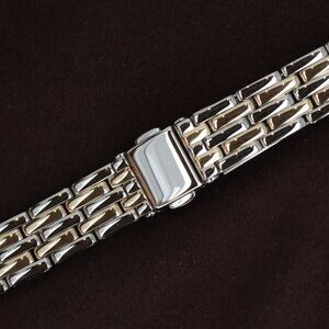 Hadley-Roma 14mm Yellow Gold Plated & Steel Watch Bracelet/Band, LB5333T